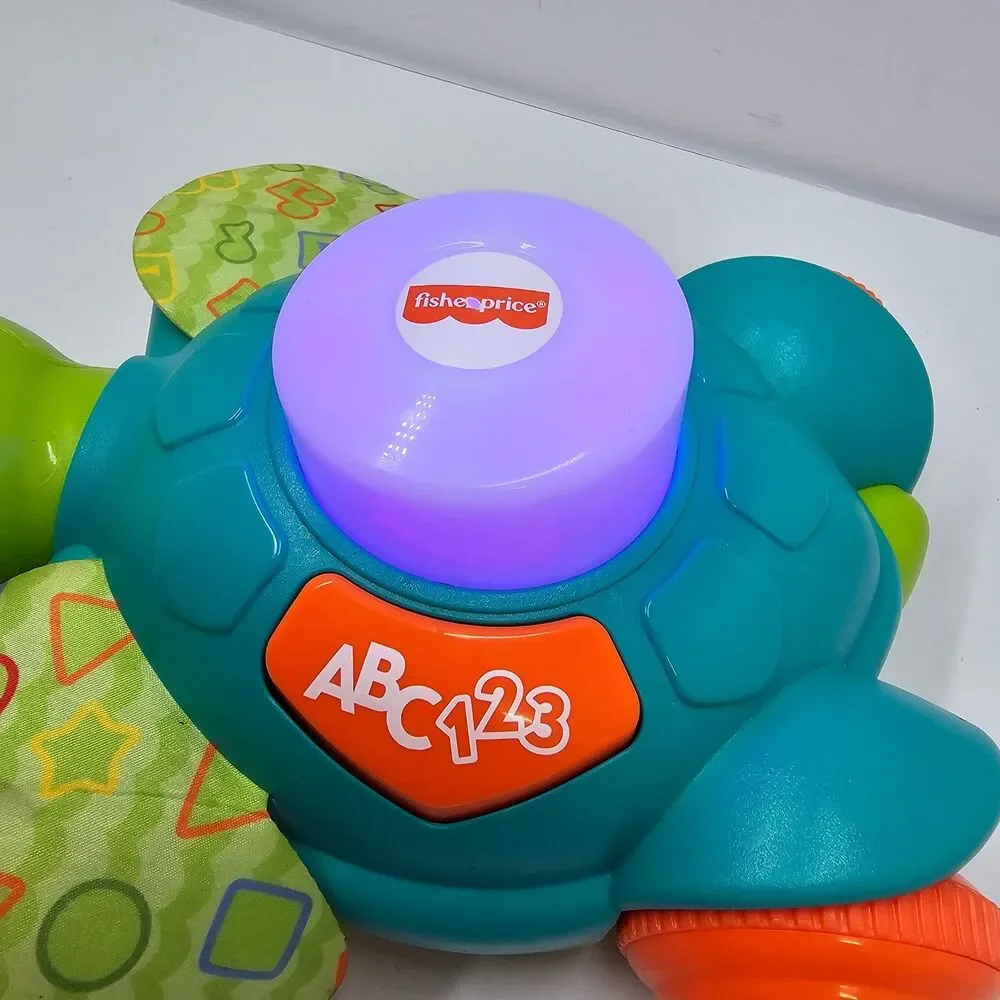 Fisher Price Linkimals Sit to Crawl Sea Turtle Light Up Musical Learning Toy